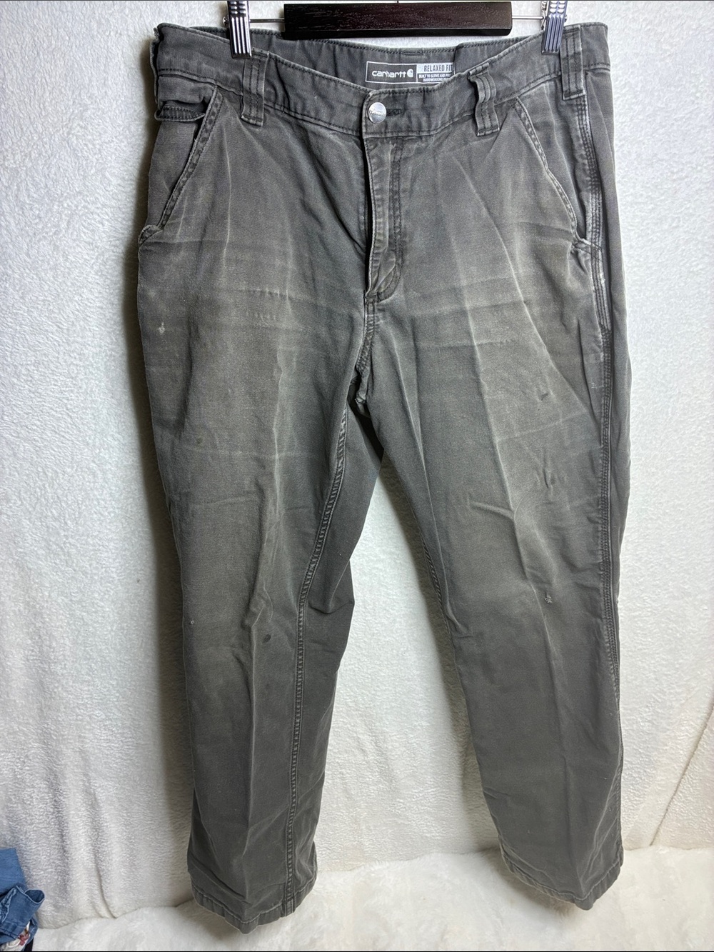 Carhartt Gray Relaxed Work Pants